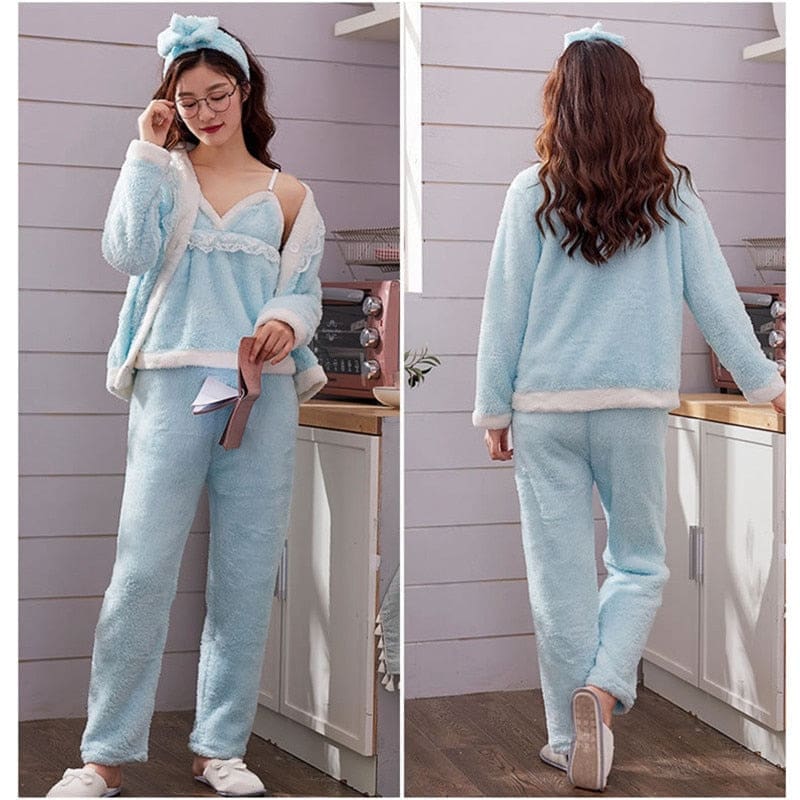 Pyjama Pilou Bleu (set complet) - Image 5