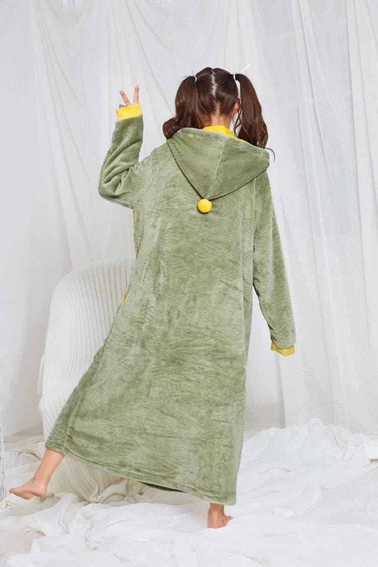 Robe de Chambre Polaire Verte - Image 7