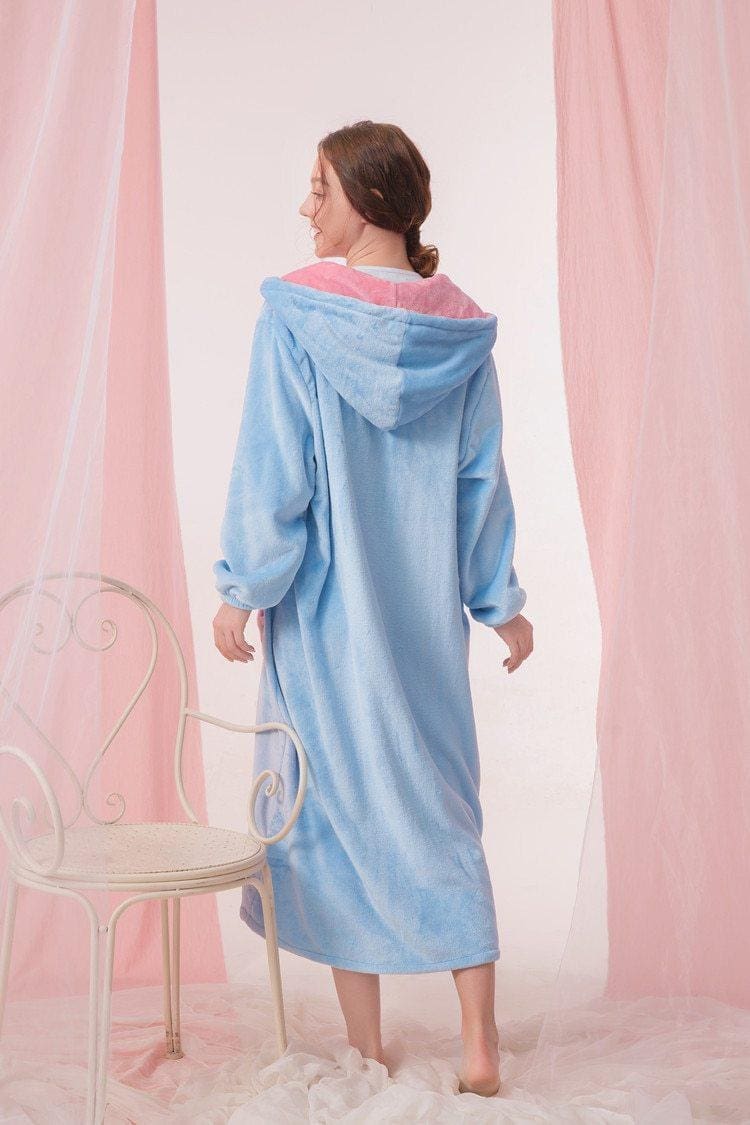Robe de Chambre Polaire Longue Zippée - Image 4