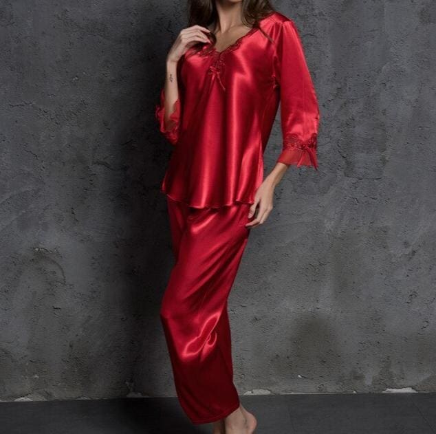 Pyjama Rouge Satins