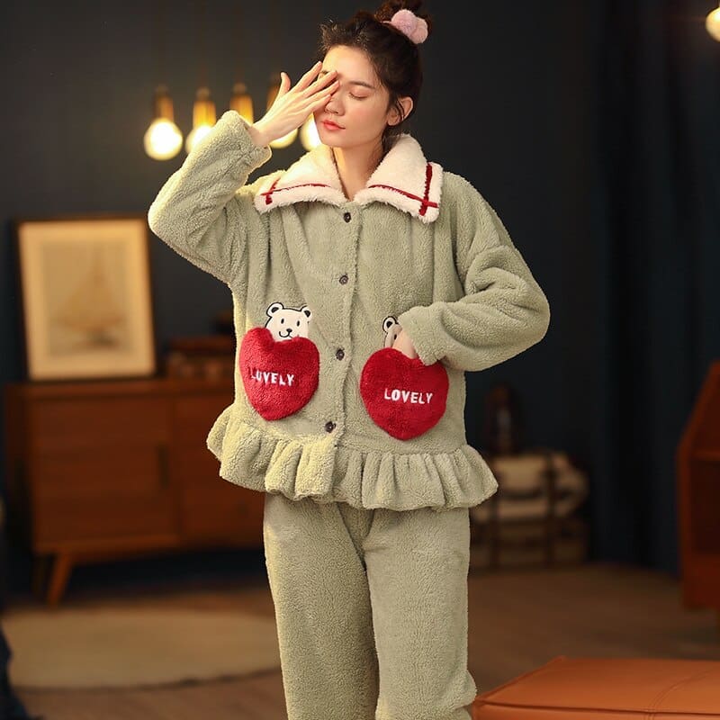 Pyjama 2 pièces en Pilou - Image 3