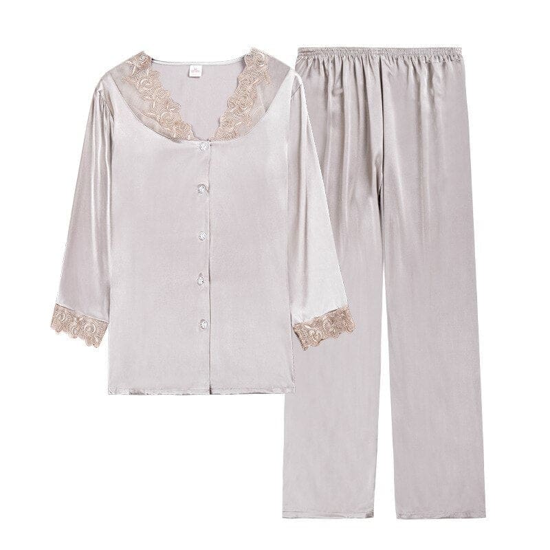 Pyjama Satin Sable Femme - Image 4