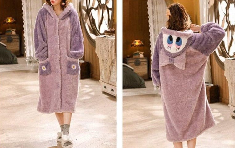 Robe de Chambre Violette Femme - Image 6