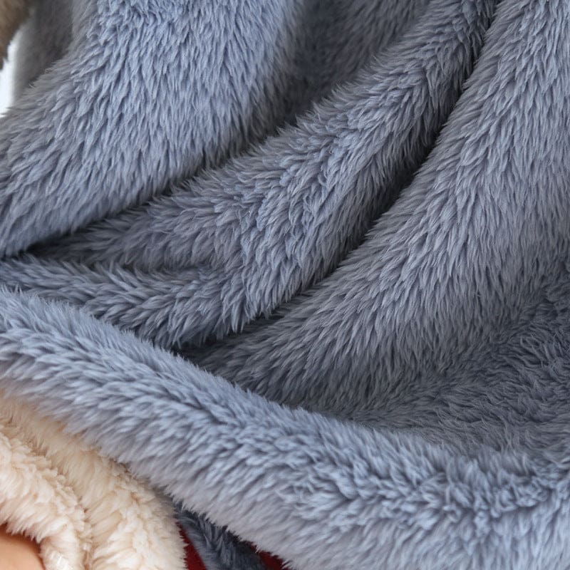Robe de Chambre Courte Bleu - Image 9